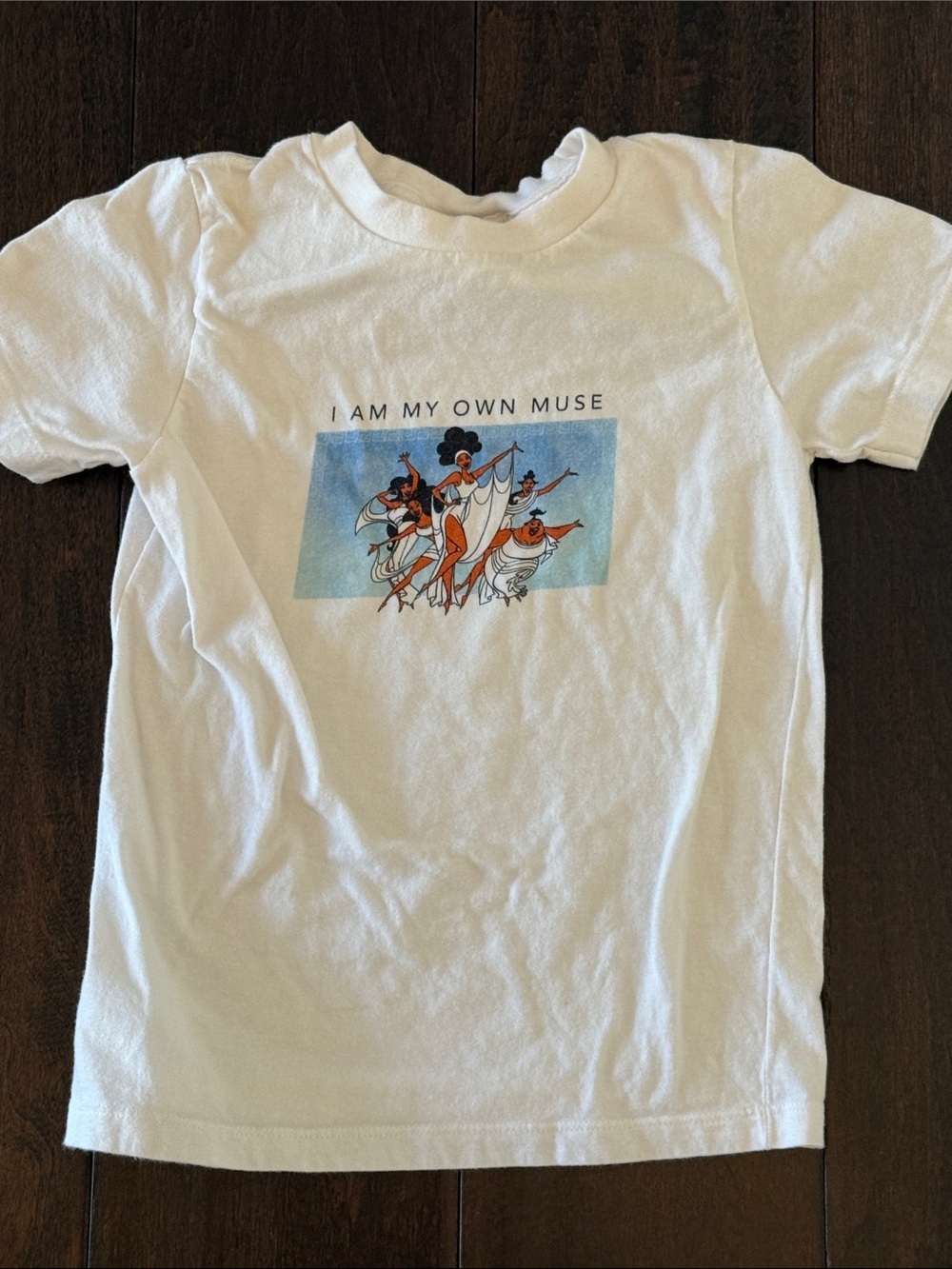 Disney Hercules White 'I Am My Own Muse' Kids Graphic Tee